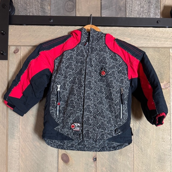 Obermeyer black and white print winter jacket Size 4 - Picture 16 of 16